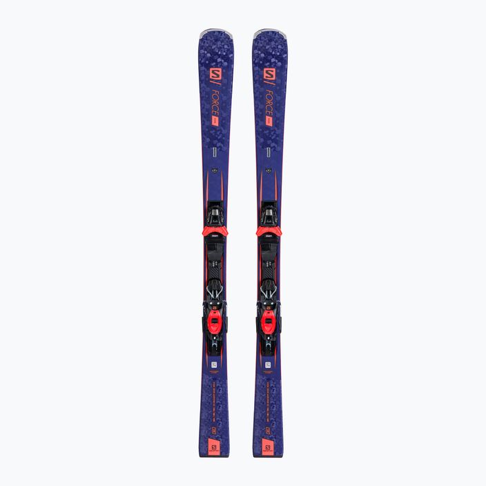 Γυναικεία downhill σκι Salomon S/Force Fever + M11 GW navy blue L41135500/L4113230010