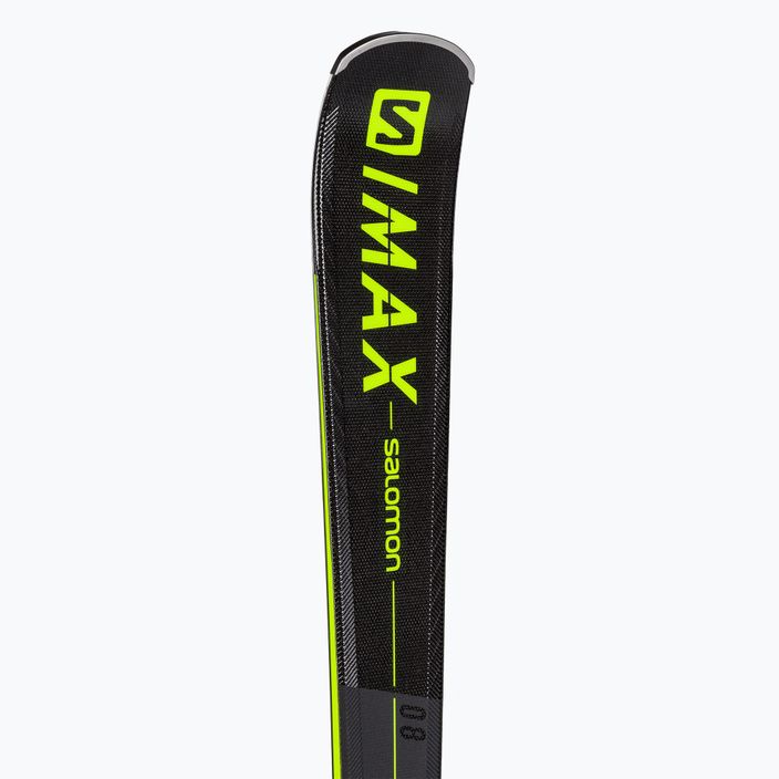 Ανδρικά downhill σκι Salomon S/Max 8 + M11 GW γκρι L41134400/L4113200010 6