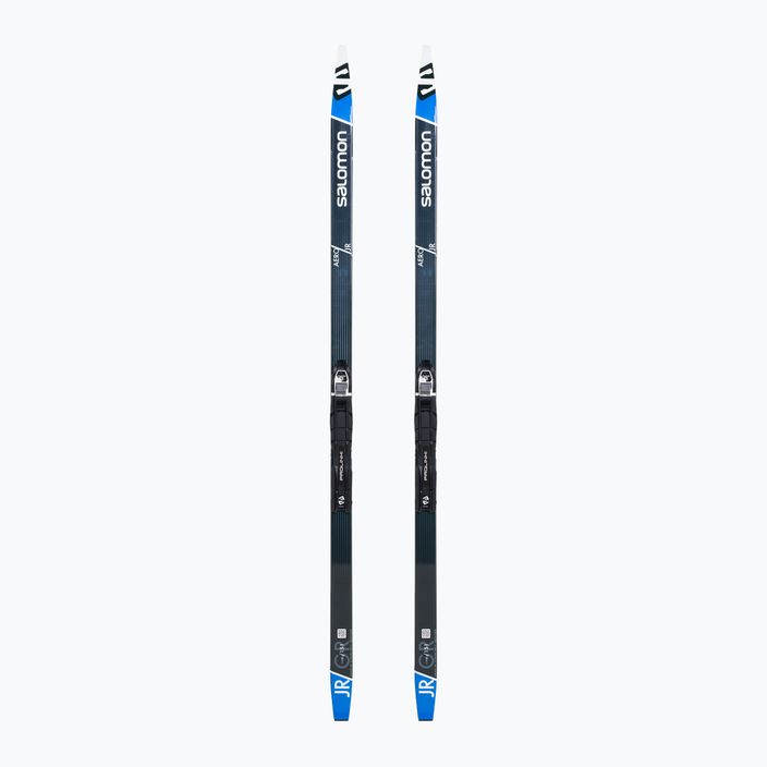 Παιδικά σκι ανωμάλου δρόμου Salomon Aero Grip Jr. + Prolink Access μαύρο-μπλε L412480PM