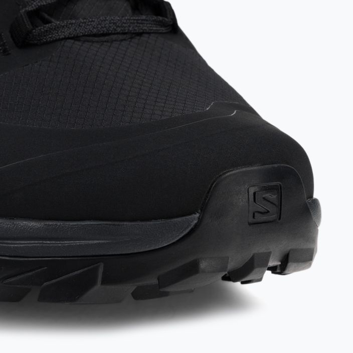 Γυναικείες μπότες πεζοπορίας Salomon Outsnap CSWP μαύρο L41110100 7