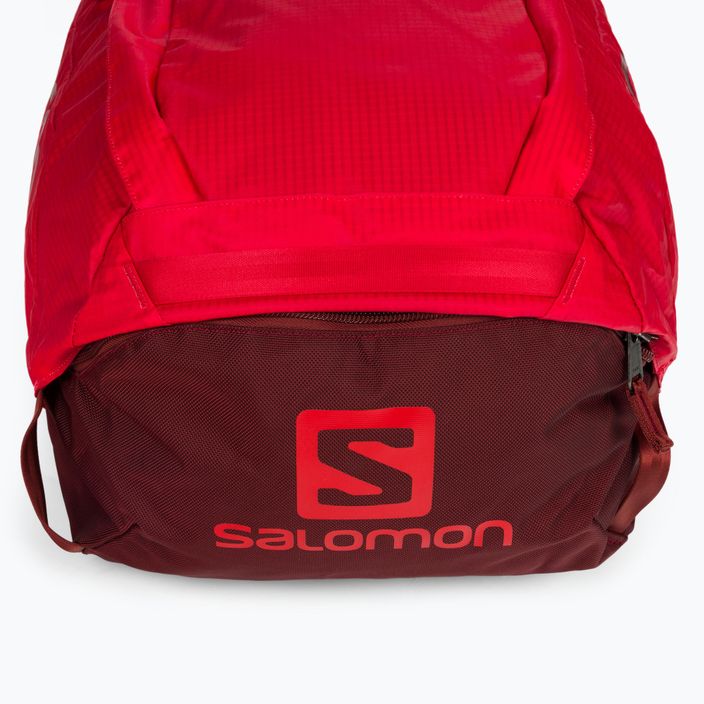 Salomon Outlife Duffel 70L ταξιδιωτική τσάντα κόκκινο LC1467800 3