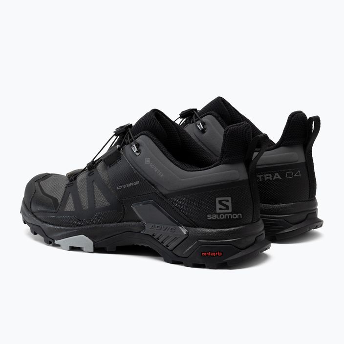 Ανδρικές μπότες πεζοπορίας Salomon X Ultra 4 GTX μαύρο/γκρι L41385100 3