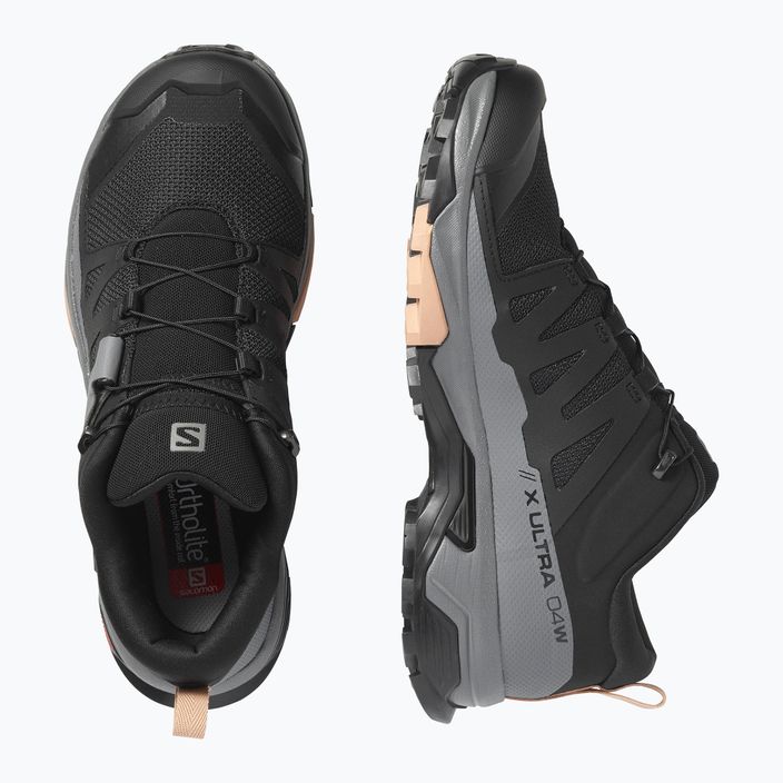 Γυναικεία παπούτσια πεζοπορίας Salomon X Ultra 4 μαύρο L41285100 14