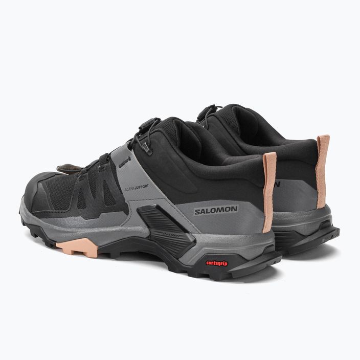 Γυναικεία παπούτσια πεζοπορίας Salomon X Ultra 4 μαύρο L41285100 3