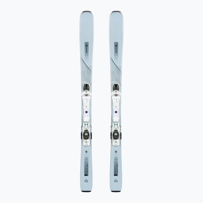 Γυναικεία downhill σκι Salomon Stance W80 + M10 GW λευκό L41494000/L4113260010