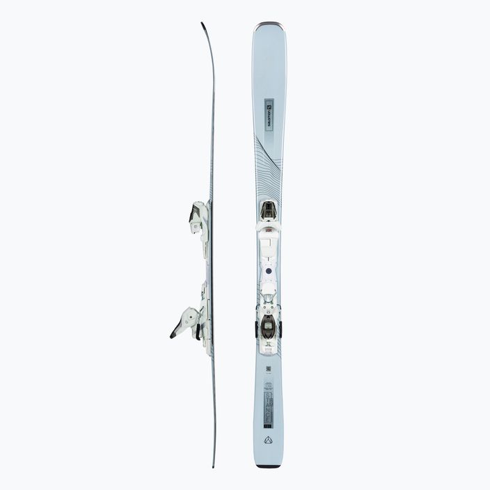 Γυναικεία downhill σκι Salomon Stance W80 + M10 GW λευκό L41494000/L4113260010 2