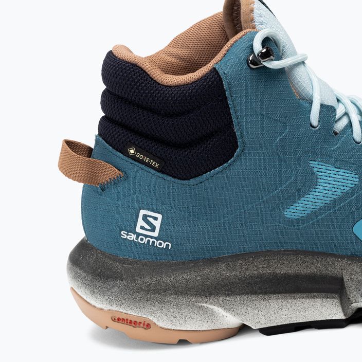 Γυναικείες μπότες πεζοπορίας Salomon Predict Hike Mid GTX μπλε L41460700 8