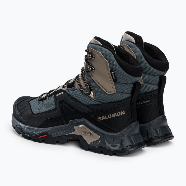 Γυναικείες μπότες πεζοπορίας Salomon Quest Element GTX μαύρο-μπλε L41457400 3