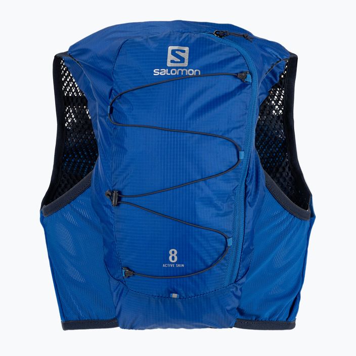 Salomon Active Skin 8 σετ γιλέκο για τρέξιμο μπλε LC1779600 2