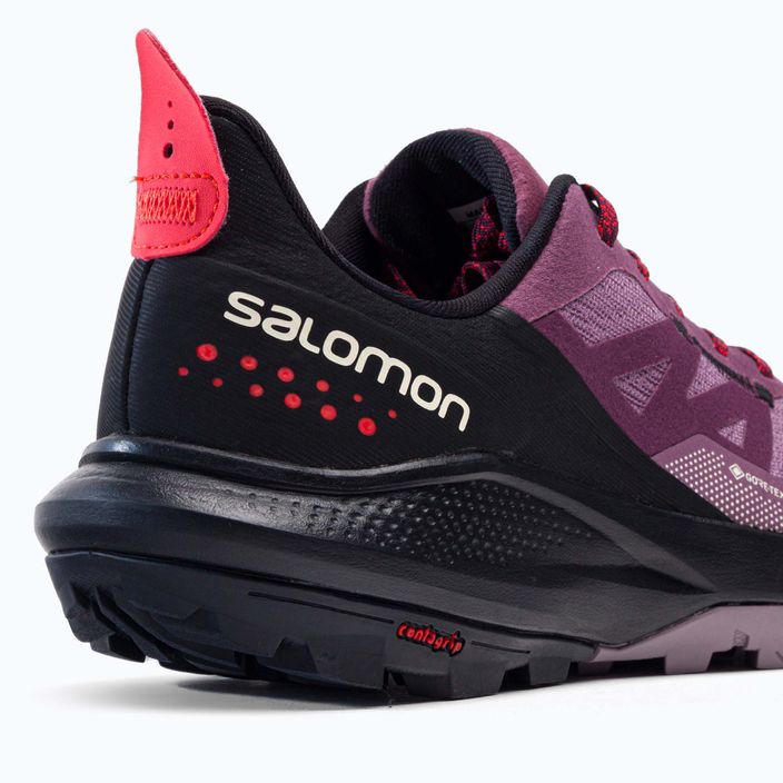 Γυναικείες μπότες πεζοπορίας Salomon Outpulse GTX μοβ L41689700 7