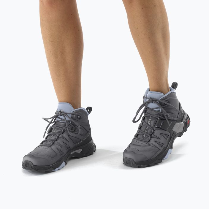 Γυναικείες μπότες πεζοπορίας Salomon X Ultra 4 Mid GTX magnet/black/zen 16