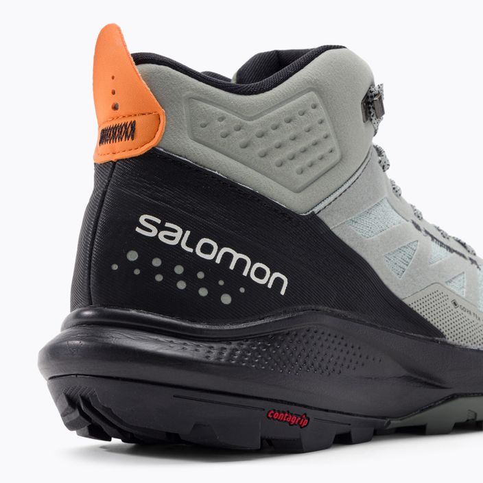 Ανδρικές μπότες πεζοπορίας Salomon Outpulse Mid Gore-Tex πράσινο/μαύρο L41588900 7