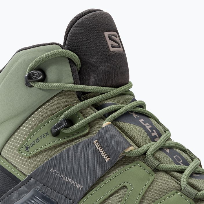 Γυναικείες μπότες πεζοπορίας Salomon X Ultra 4 MID GTX πράσινο L41625100 9
