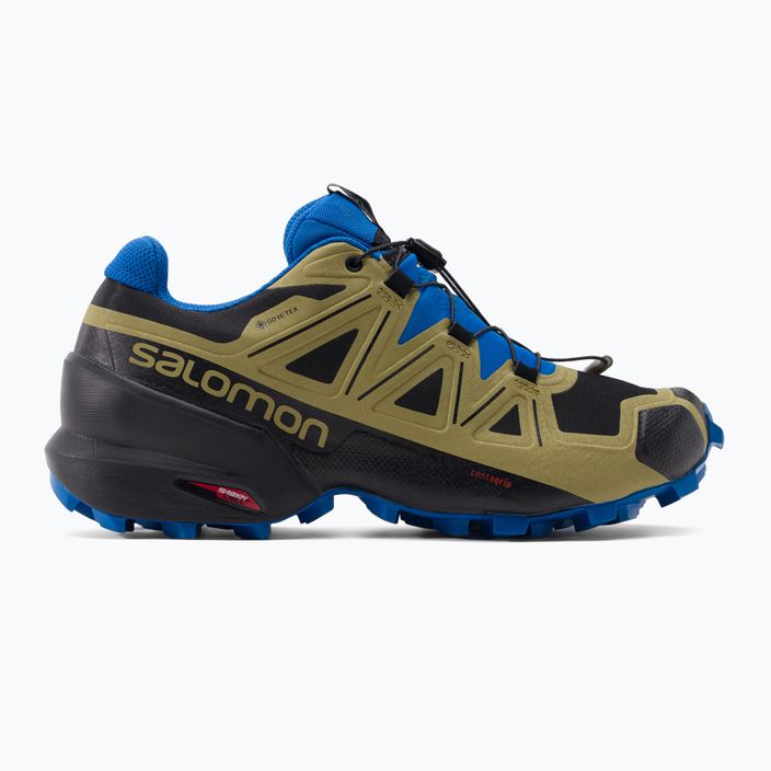 Ανδρικά παπούτσια μονοπατιών Salomon Speedcross 5 GTX πράσινο-μπλε L41612400 2