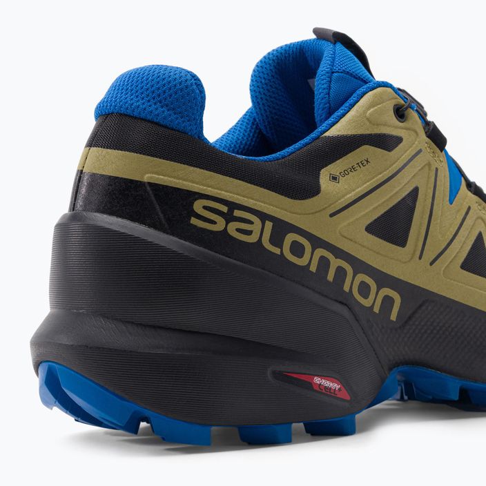 Ανδρικά παπούτσια μονοπατιών Salomon Speedcross 5 GTX πράσινο-μπλε L41612400 7