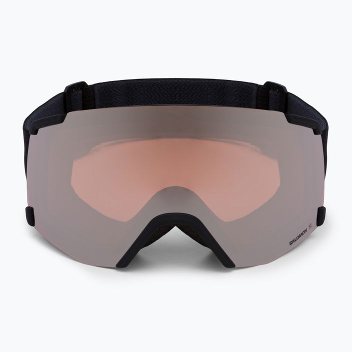 Γυαλιά σκι Salomon S/View μαύρο/φλας πορτοκαλί L47006500 2