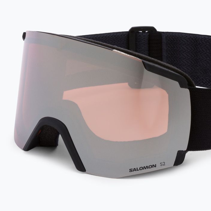 Γυαλιά σκι Salomon S/View μαύρο/φλας πορτοκαλί L47006500 5