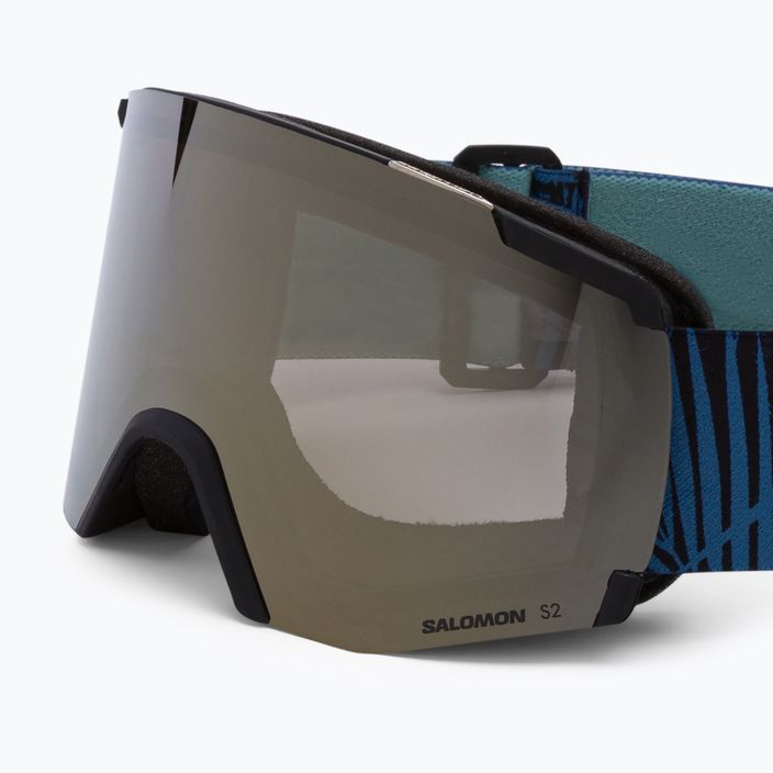 Γυαλιά σκι Salomon S/View μαύρο/χρυσό φλας L47003300 5