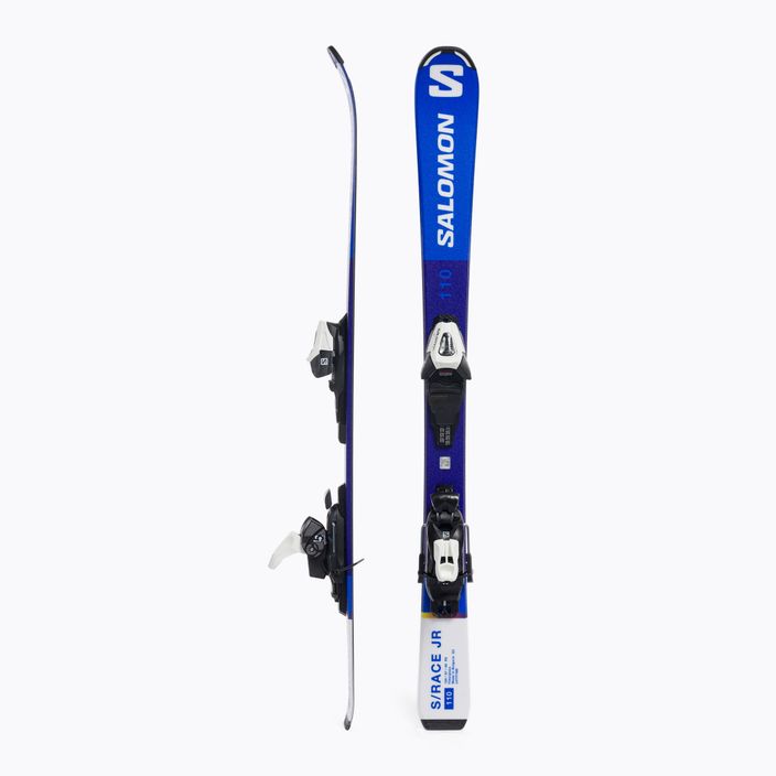 Παιδικά σκι κατάβασης Salomon S Race Jr. + C5 μπλε L47042100 2