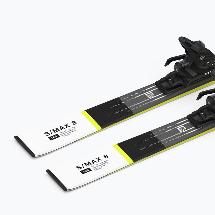 Salomon S Max 8 + M10 σκι κατάβασης μαύρο και λευκό L47055800 13