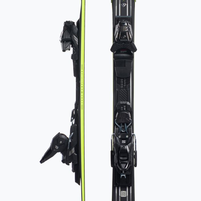 Salomon S Max 8 + M10 σκι κατάβασης μαύρο και λευκό L47055800 5