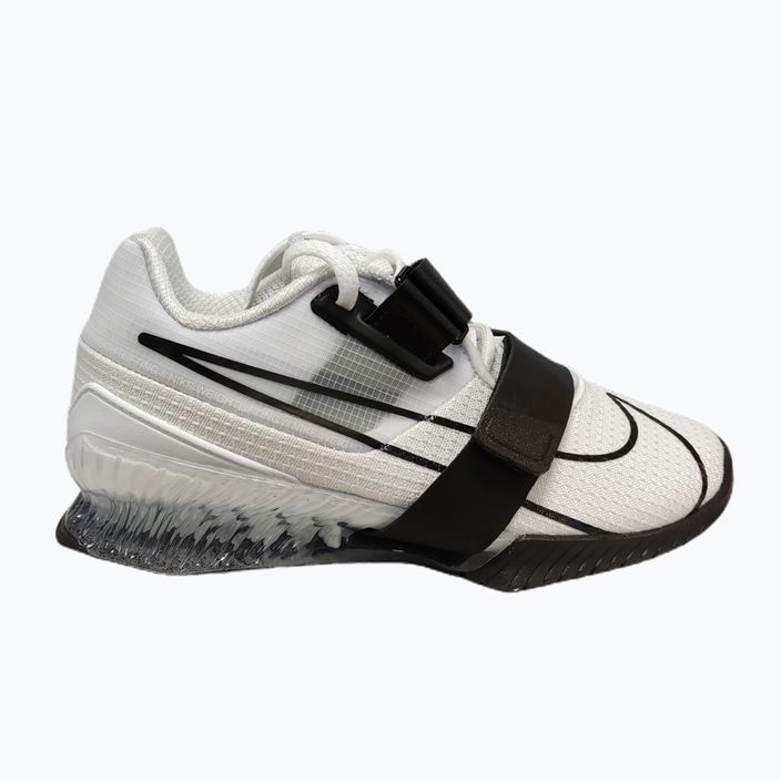 Nike Romaleos 4 λευκά / μαύρα παπούτσια άρσης βαρών 11