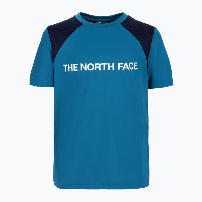 The North Face Never Stop παιδικό μπλουζάκι πεζοπορίας μπλε NF0A5J3OM191