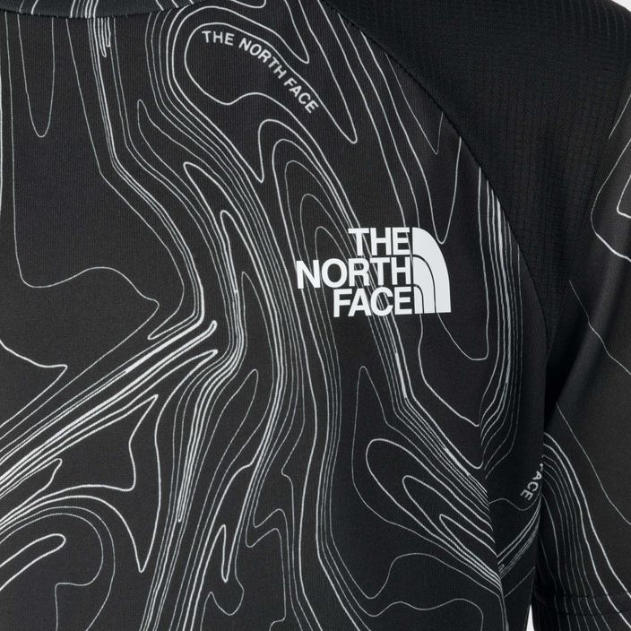 Παιδικό μπλουζάκι για πεζοπορία The North Face Printed Never Stop Tee μαύρο NF0A7QKC5P61 3