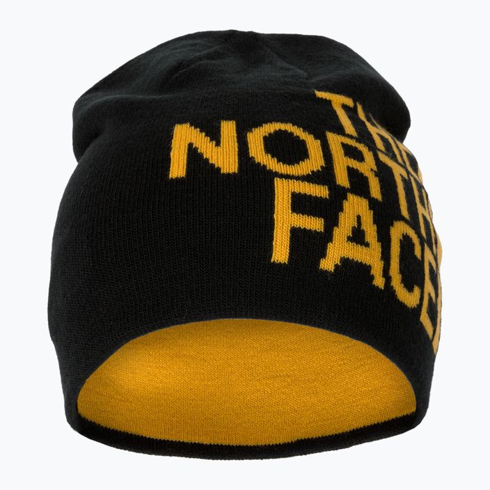 The North Face Reversible Tnf Banner χειμερινό καπέλο μαύρο και κίτρινο NF00AKNDAGG1 2