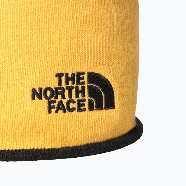 The North Face Reversible Tnf Banner χειμερινό καπέλο μαύρο και κίτρινο NF00AKNDAGG1 10