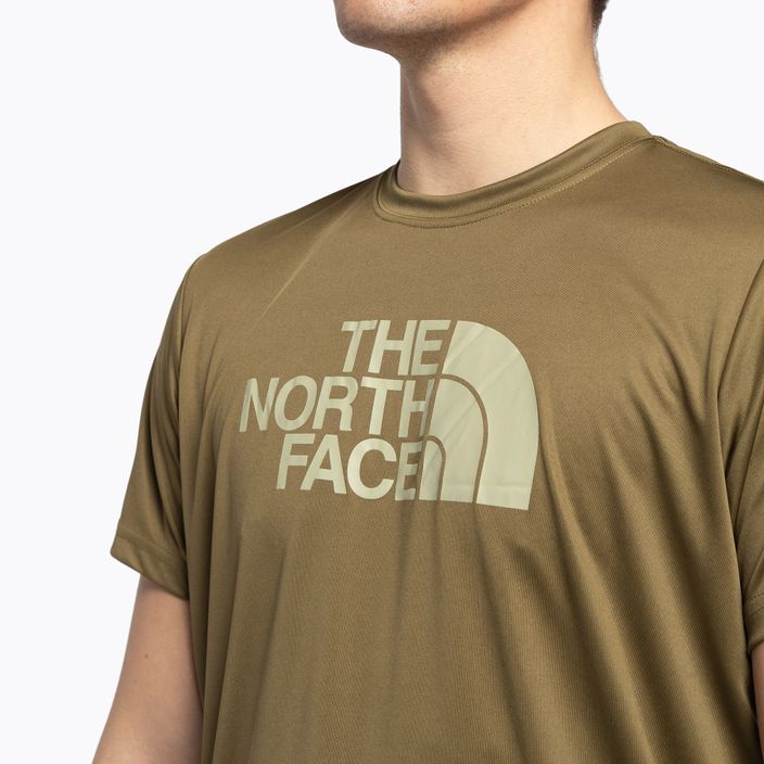 Ανδρικό μπλουζάκι προπόνησης The North Face Reaxion Easy πράσινο NF0A4CDV37U1 5