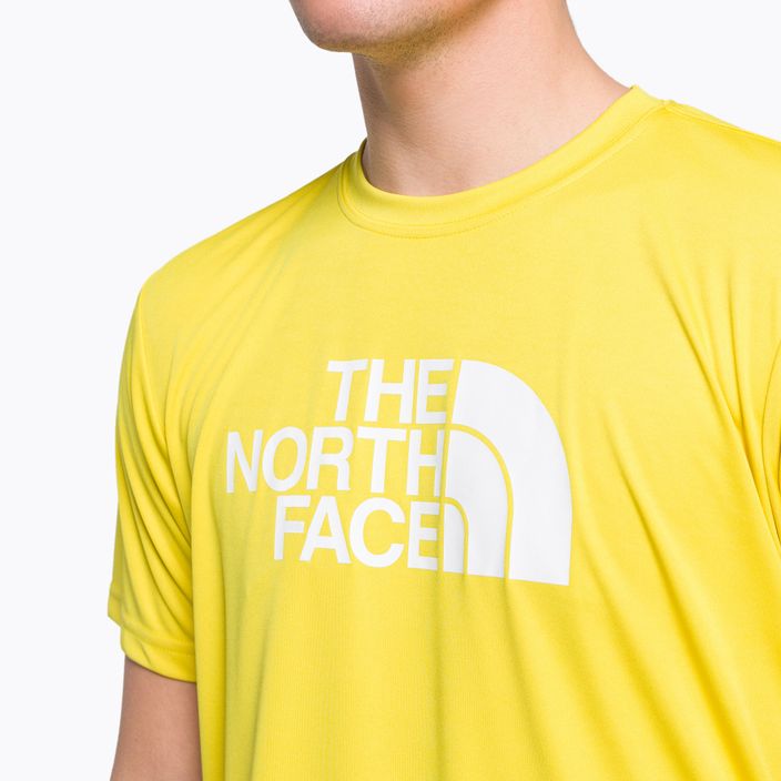 Ανδρικό μπλουζάκι προπόνησης The North Face Reaxion Easy κίτρινο NF0A4CDV7601 5