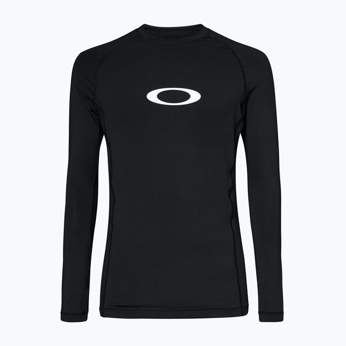 Oakley Ellipse Rashguard ανδρικό μπλουζάκι για κολύμπι μαύρο FOA40376702E