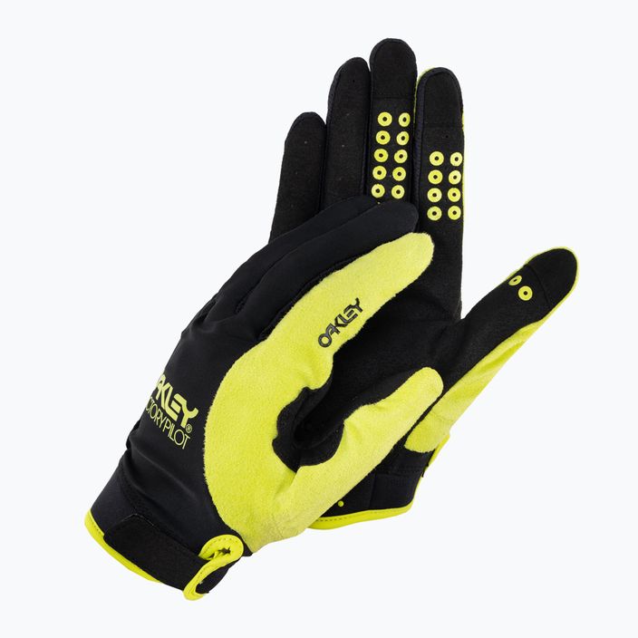 Oakley Switchback Mtb γάντια ποδηλασίας μαύρο/κίτρινο FOS900879
