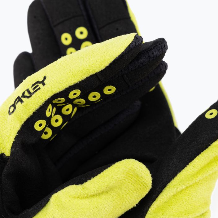 Oakley Switchback Mtb γάντια ποδηλασίας μαύρο/κίτρινο FOS900879 4