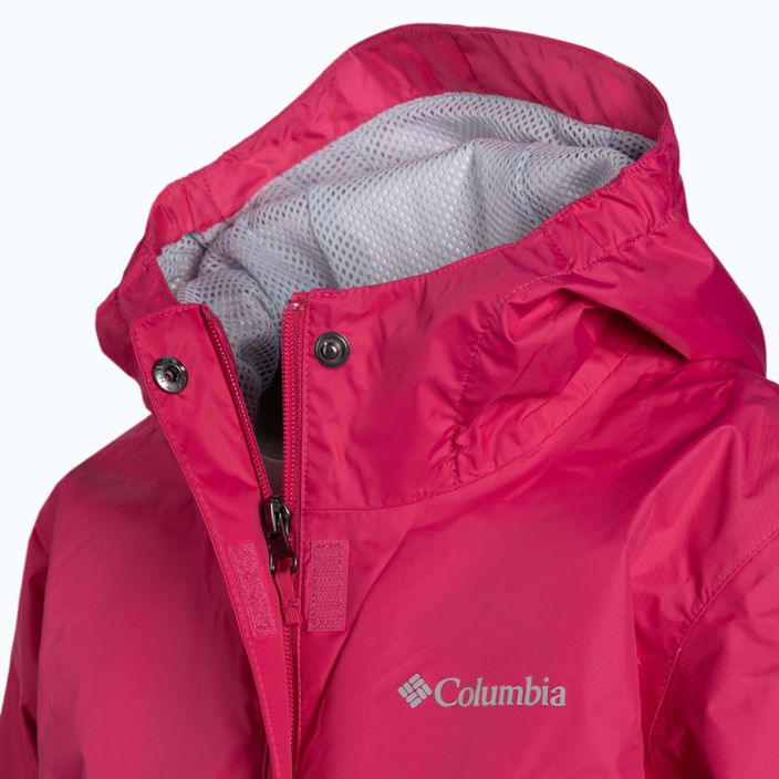 Columbia Arcadia 613 ροζ παιδικό μπουφάν βροχής 1580631 3