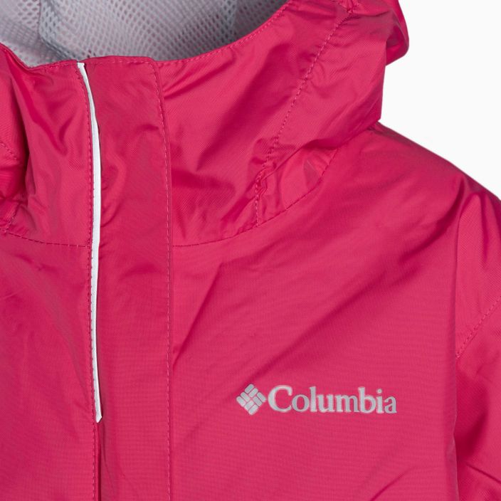 Columbia Arcadia 613 ροζ παιδικό μπουφάν βροχής 1580631 4