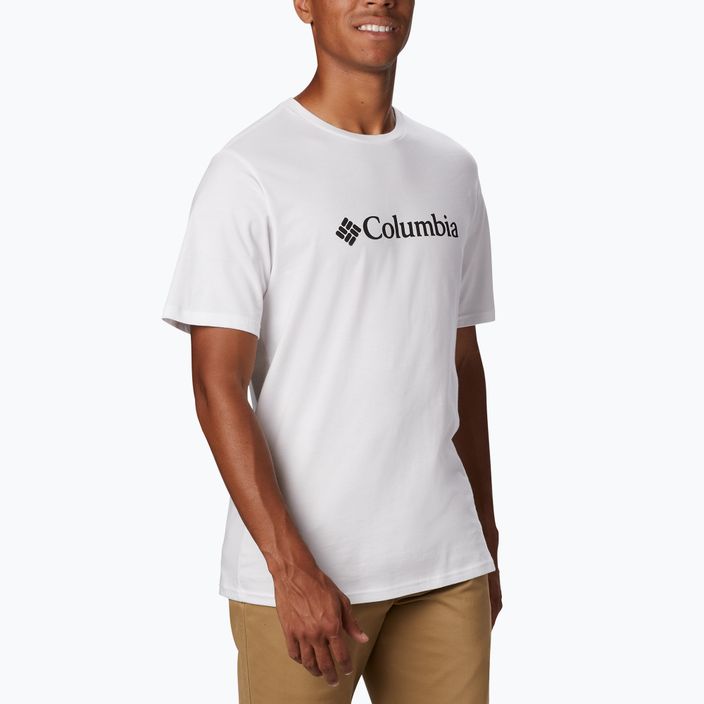Columbia CSC Basic Logo ανδρικό πουκάμισο trekking λευκό 1680053100 4