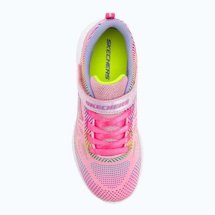 SKECHERS Go Run 600 Shimmer Speeder παιδικά παπούτσια προπόνησης ανοιχτό ροζ/multi 6