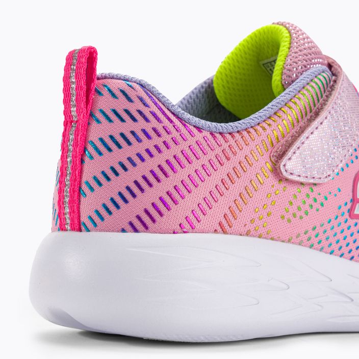 SKECHERS Go Run 600 Shimmer Speeder παιδικά παπούτσια προπόνησης ανοιχτό ροζ/multi 9