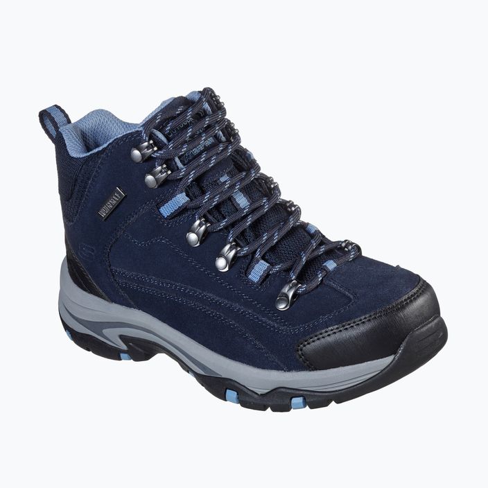 Γυναικείες μπότες πεζοπορίας SKECHERS Trego Alpine Trail navy/gray 7