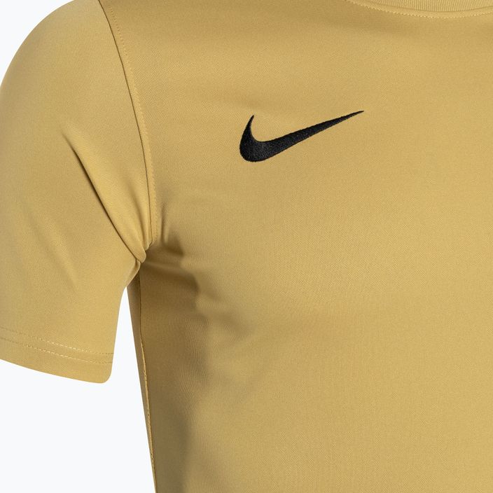 Nike Dri-FIT Park VII φανέλα χρυσή/μαύρη ανδρική ποδοσφαιρική φανέλα 3