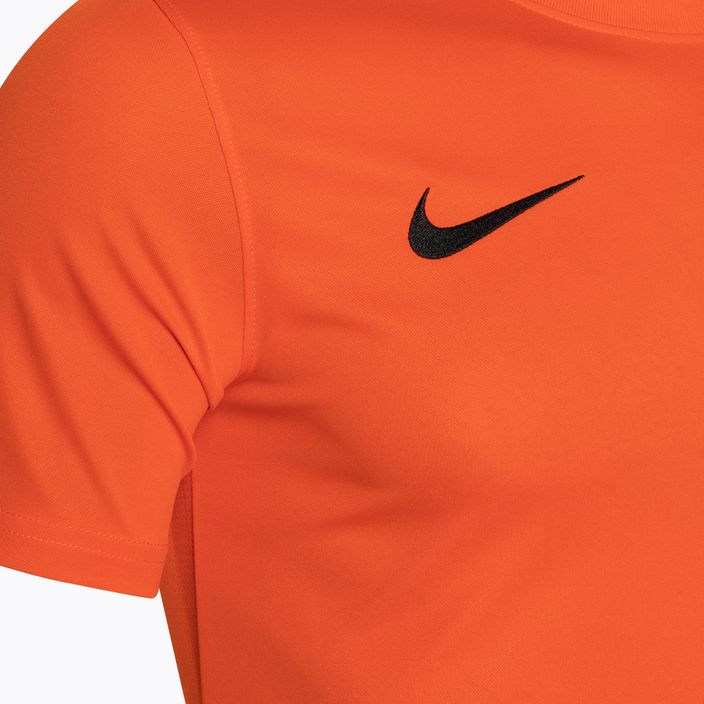 Ανδρική φανέλα ποδοσφαίρου Nike Dri-FIT Park VII πορτοκαλί/μαύρο ασφαλείας 3