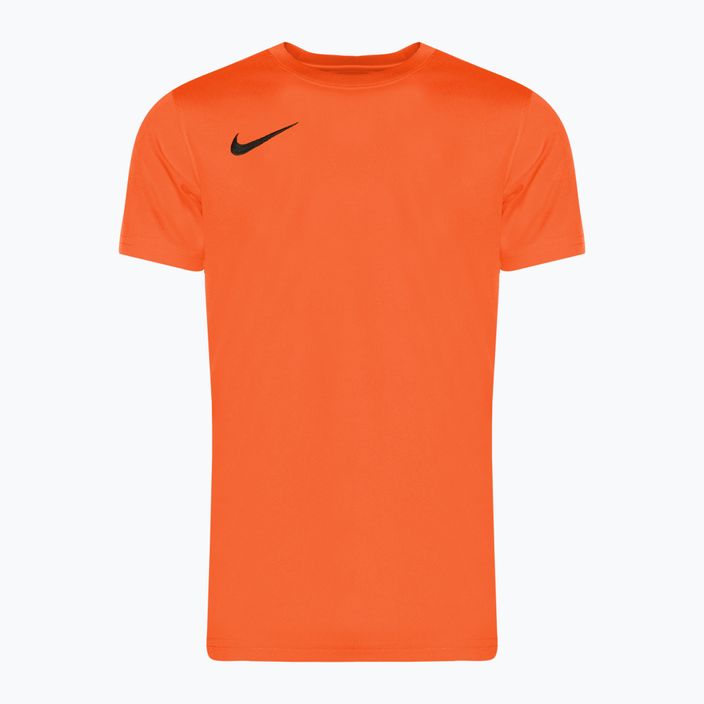 Παιδική ποδοσφαιρική φανέλα Nike Dri-FIT Park VII Jr πορτοκαλί/μαύρο ασφαλείας για παιδιά