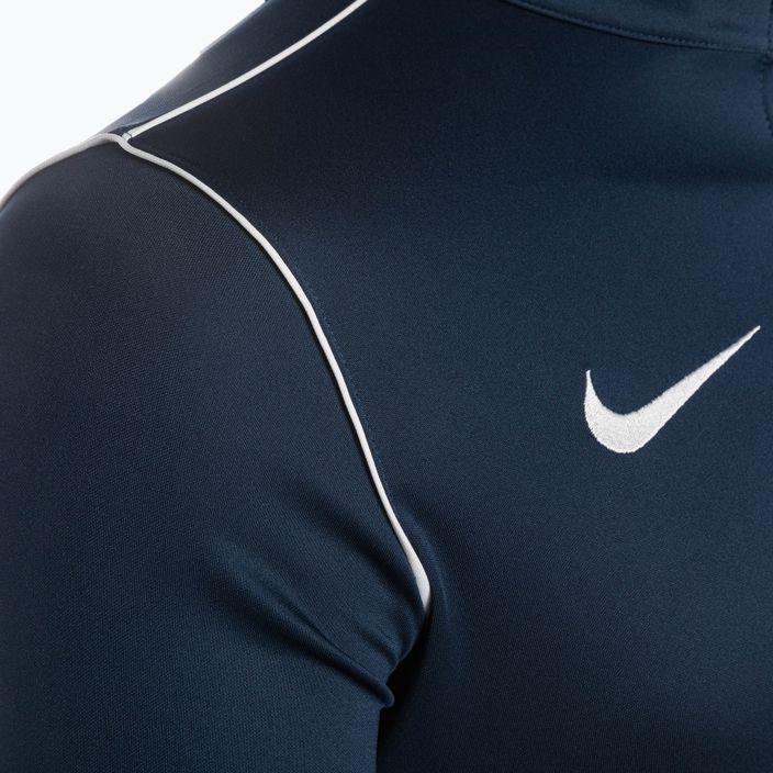 Ανδρικό φούτερ ποδοσφαίρου Nike Dri-FIT Park 20 Knit Track οψιδιανό/λευκό/λευκό 3