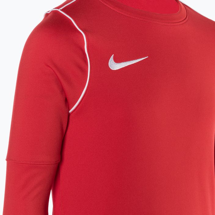 Nike Dri-FIT Park 20 Crew πανεπιστημιακό κόκκινο/λευκό/λευκό παιδικό φούτερ ποδοσφαίρου 3