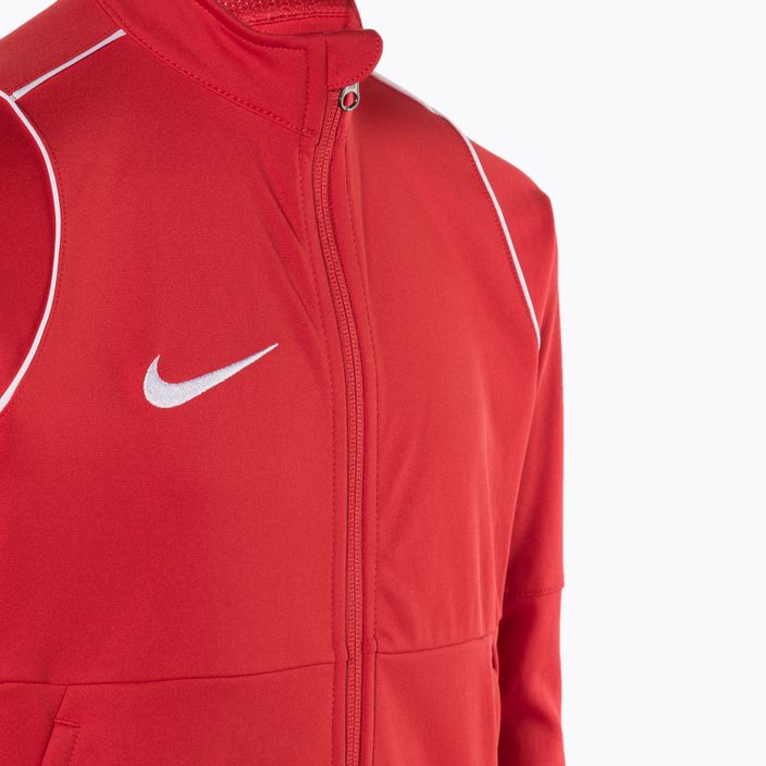 Nike Dri-FIT Park 20 Knit Track πανεπιστημιακό κόκκινο/λευκό/λευκό παιδικό φούτερ ποδοσφαίρου 3