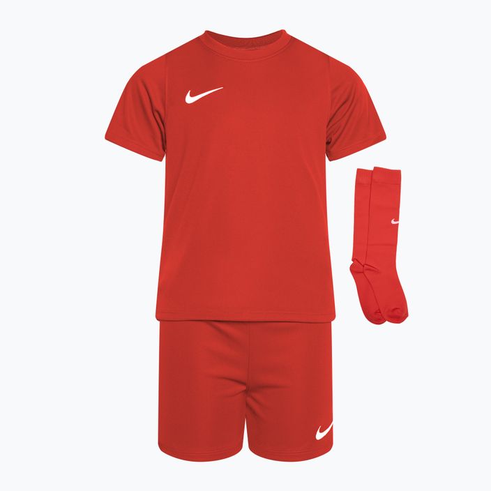 Nike Dri-FIT Park Little Kids σετ ποδοσφαίρου πανεπιστημιακό κόκκινο/πολυτεχνικό κόκκινο/λευκό
