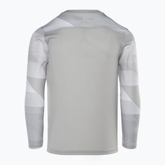 Nike Dri-FIT Park IV Παιδικό μπλουζάκι για τερματοφύλακες γκρι-γκρι/λευκό/μαύρο 2