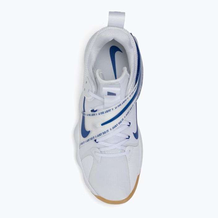 Nike React Hyperset λευκό/παιχνίδι βασιλικό παπούτσια βόλεϊ 6